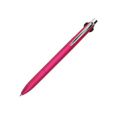 ジェットストリームプライム 3色ボールペン【本体：ピンク 名入れ：なし】